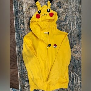 Pokemon Yellow Pikachu Hoodie for Kids